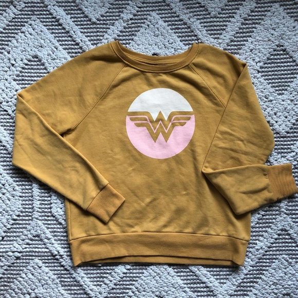 Junk Food Clothing Tops - Wonder Woman Crew Neck Sweatshirt